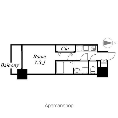 SーRESIDENCE亀島駅前ASCENTの間取り写真