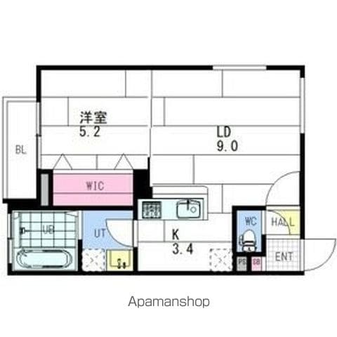 ANGEーSENTIERの間取り写真