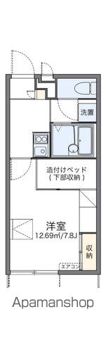 レオパレステイルザウエストの間取り写真
