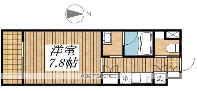 【立川市羽衣町のマンションの間取り】