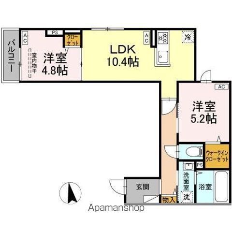 セレスティア東向島の間取り