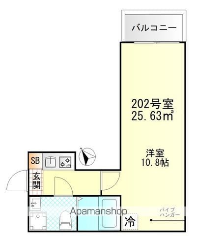 VALLE FELIZ雑色の間取り写真