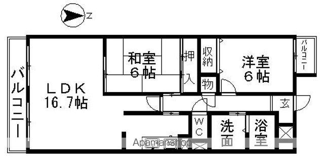 プライムレジデンス徳川の間取り写真
