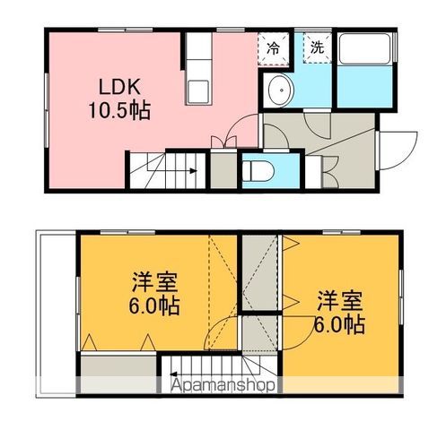 アーバンシャレー弐番館の間取り写真