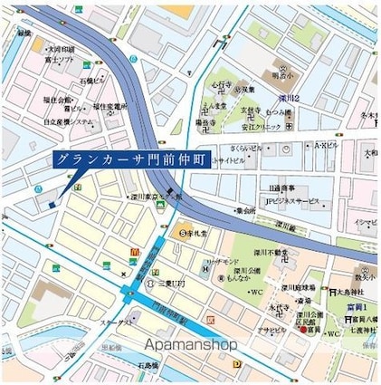 グランカーサ門前仲町[1DK/25.57m2]のその他内装