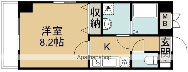 ベルフルールの間取り写真