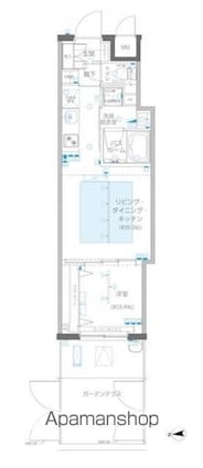 ＺＯＯＭ信濃町[1LDK/31.26m2]の間取図