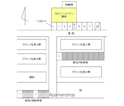 プロスペール・アン[1LDK/39.18m2]の配置図