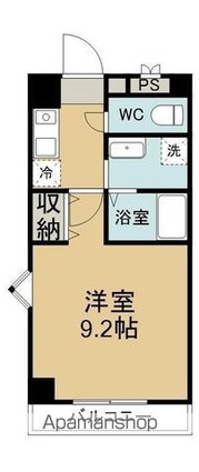 ニューレジデンス・コスモ[1K/28.05m2]の間取図