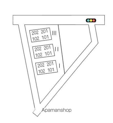 ＡＢＢＥＹ　ＲＯＡＤ　３[2LDK/54m2]の配置図