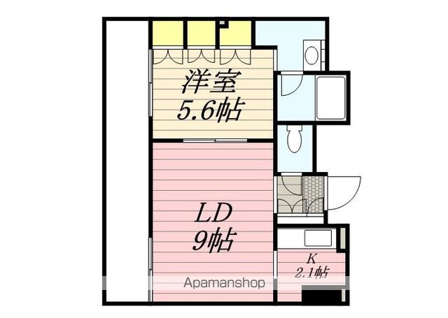 ラフィネタワー札幌南3条の間取り写真