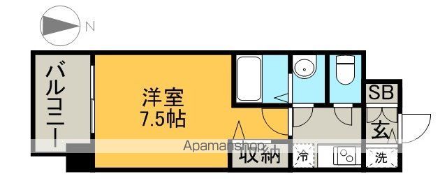 プレサンス名古屋STATIONディーヴァの間取り写真