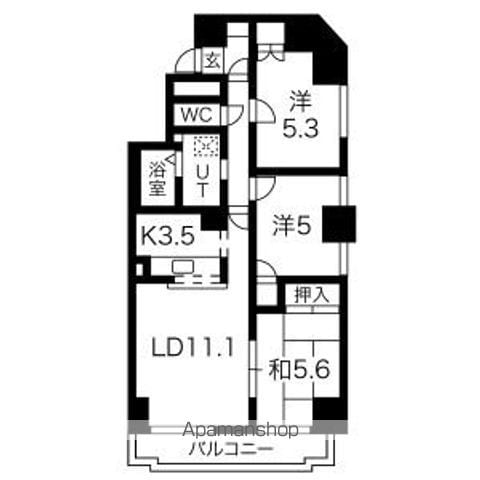 VEST LIFE TAKAKUWAの間取り写真