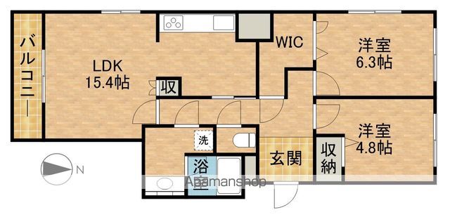 佐鳴台パークホームズの間取り写真