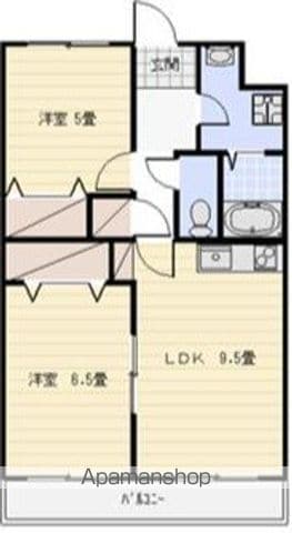 HR−HILLSの間取り写真