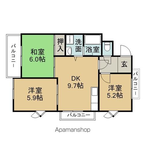 パールハイツ大森金城学院前の間取り写真