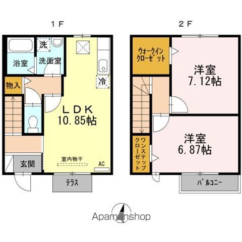 シャルマンの間取り写真