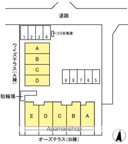 オーズテラス A ｜ 東京都練馬区大泉学園町６丁目13-28（賃貸アパート3LDK・1階・73.93㎡） その18