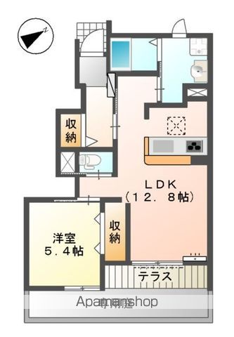 コーラルヴィラ出島Ａの間取り