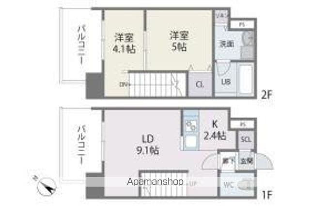 MODERN PALAZZO博多駅南AXIAの間取り写真