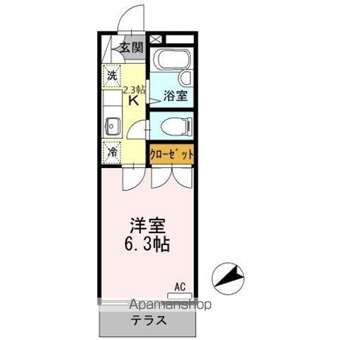 第IIメゾン谷端の間取り写真