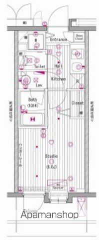 グランド・ガーラ横濱元町の間取り