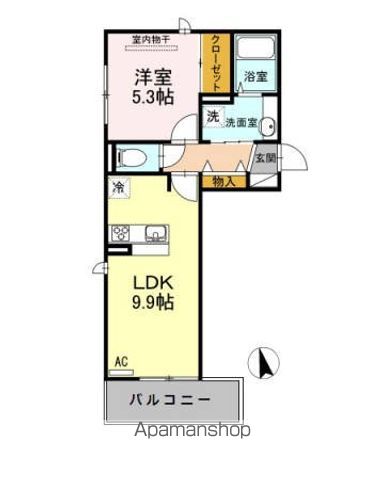 【ＤーＲＯＯＭ南庄　弐番館の間取り】