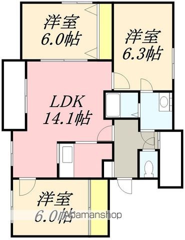 ドーム十字街の間取り写真