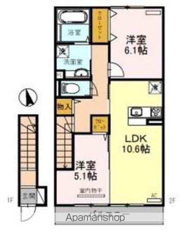 ROOM Mの間取り写真