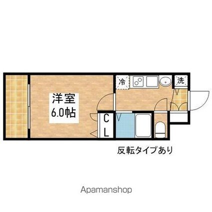 プレサンス泉アーバンゲート[1R/20.16m2]の間取図