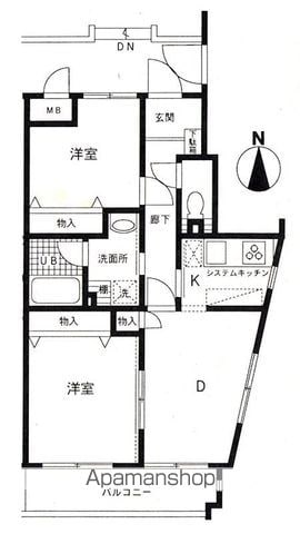 すずらんマンションの間取り写真