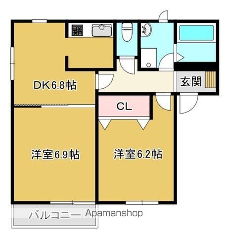 サクラマンション22の間取り写真