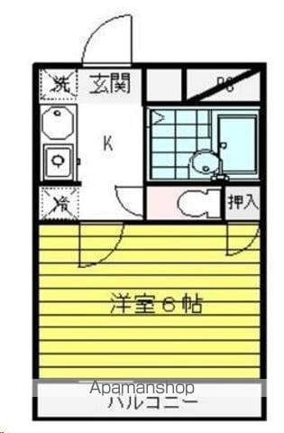 アルページュ若林の間取り写真