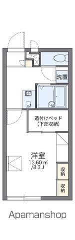 レオパレスメルベーユの間取り写真