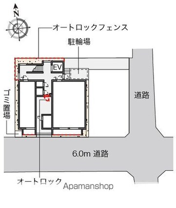 レオネクストｍｉｔｕｙｏｓｈｉ[1K/25.8m2]の配置図