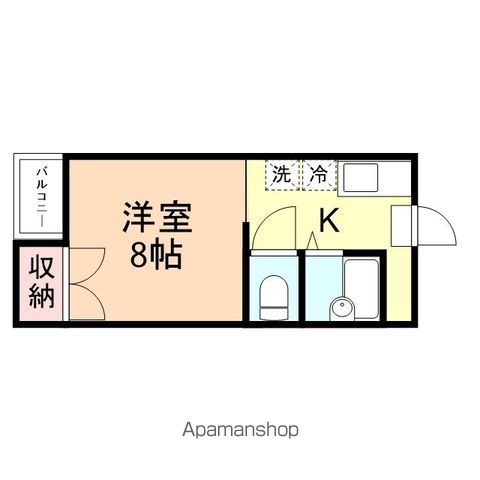 コーポアムールの間取り写真