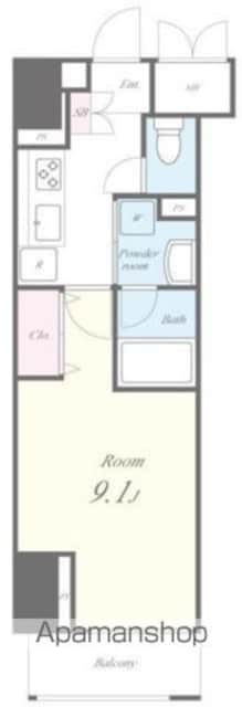 ＲＡＸＡ神田須田町[1K/30.05m2]の間取図