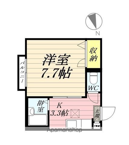 マーメゾンAの間取り写真