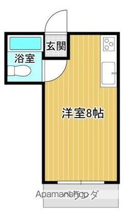 エヌエスビル[1R/18m2]の間取図
