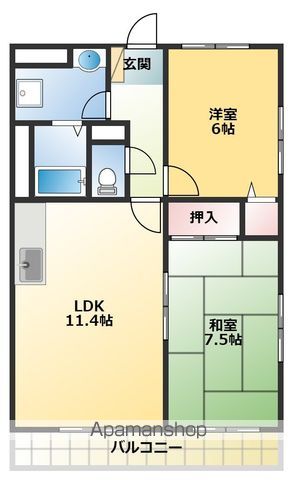 ハイツはとの間取り写真