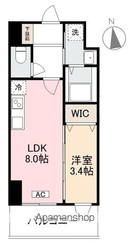 クレアグレイス瓦町の間取り写真