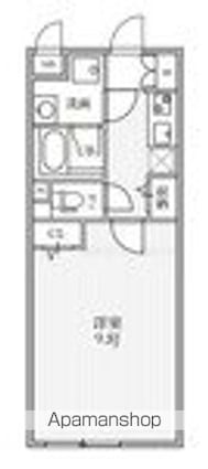 ＴＨＥ　ＰＡＬＭＳ大島[1K/29.61m2]の間取図
