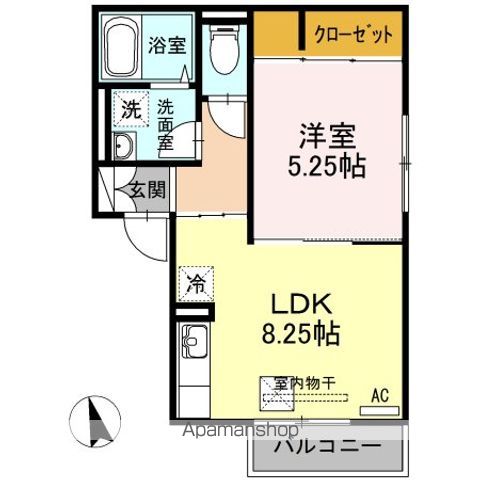 ブランチ 田宮の間取り写真
