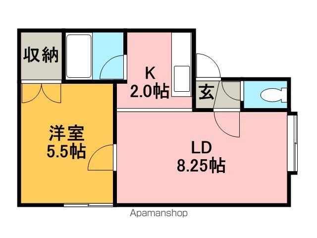 メゾンステラVの間取り写真