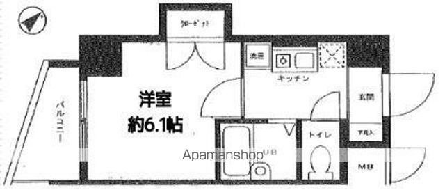 ステージファースト三宿の間取り写真
