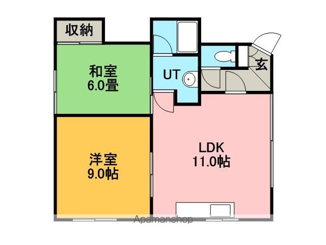 パークハイツの間取り写真