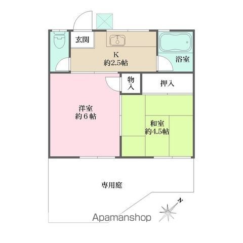 理恵ハイツの間取り写真
