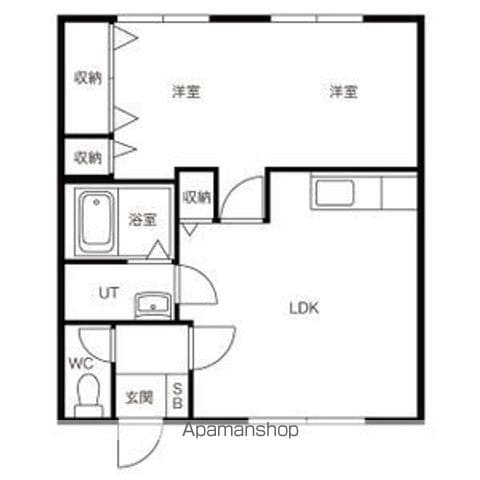 第2富樫マンションの間取り写真