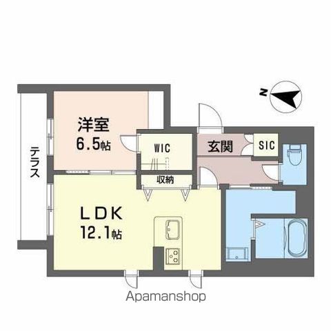 和歌山市吉田のマンションの間取り