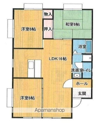 セジュール蜆塚の間取り写真